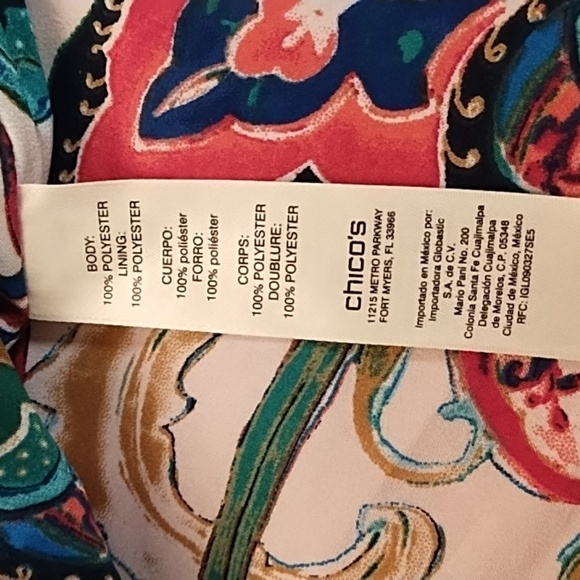 Chico's Fuchsia Pleat Back 3/4 Sleeve Boho Harajuku Textured Jacket - Picture 8 of 9